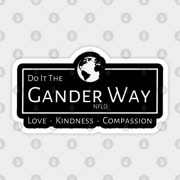 Do It The Gander NFLD Way Sticker by mrsamuelson